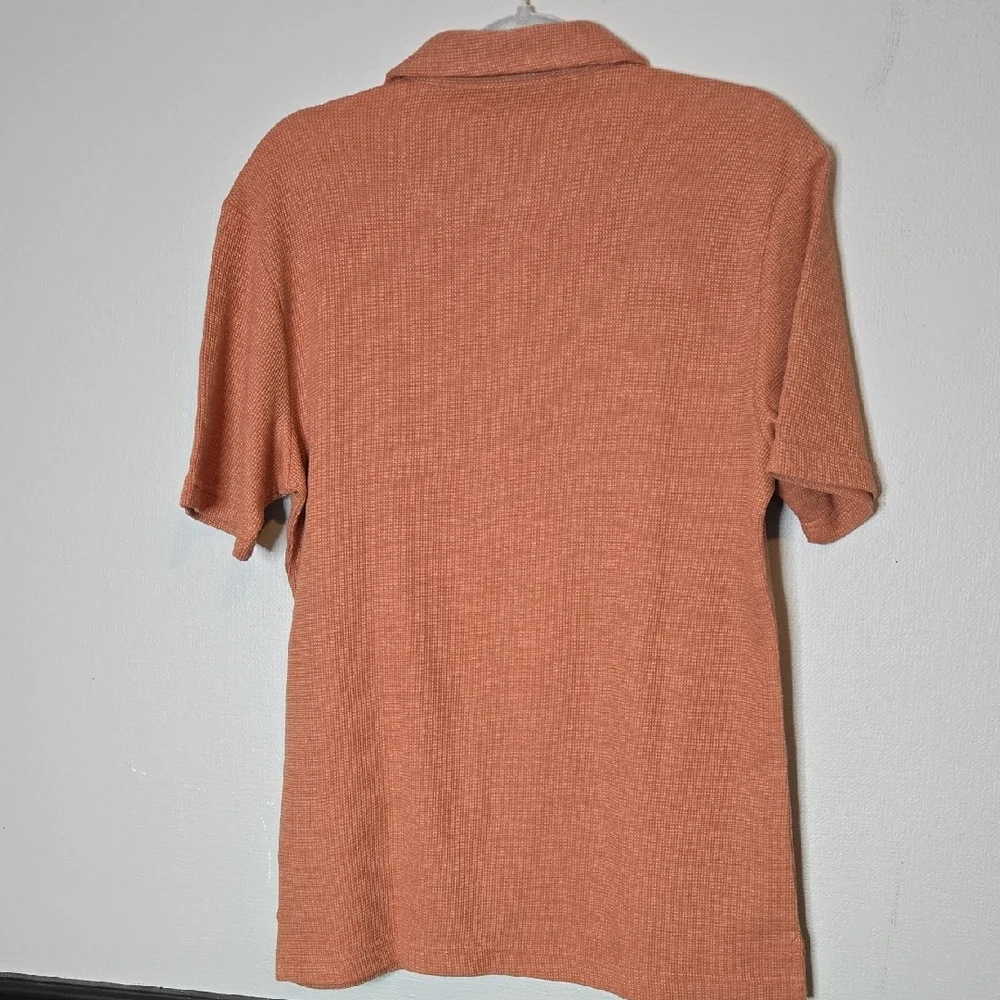 Weatherproof Vintage Polo Shirt, Tandoori Spice Orange, Mens Size Medium, NEW - Picture 5 of 8
